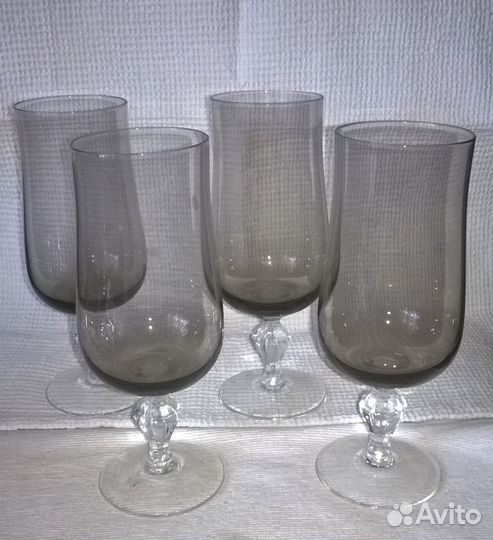 Фужеры цветной хрусталь СССР