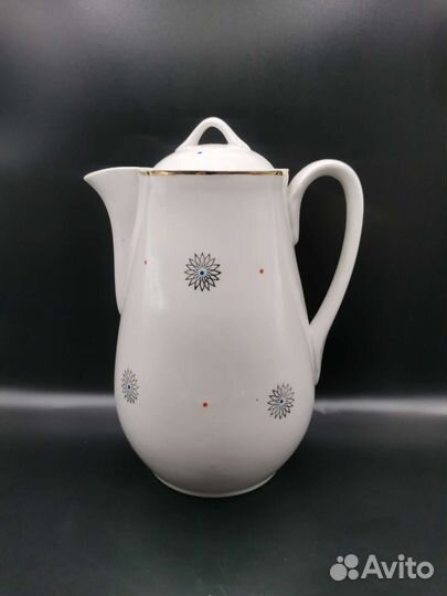 Кофейник Пролетарий Фарфор СССР
