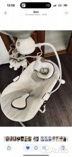 Детские электронные качели