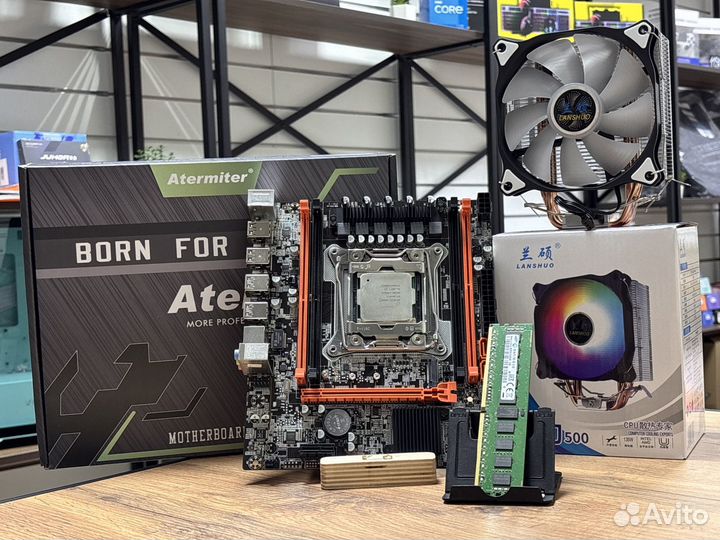 Комплект E5 2640V4+Atermiter X99+DDR4 8Gb