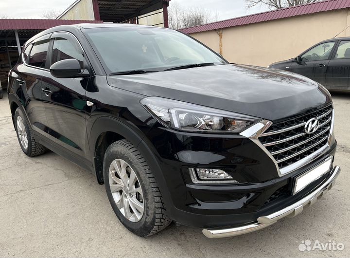 Защита переднего бампера Hyundai Tucson G