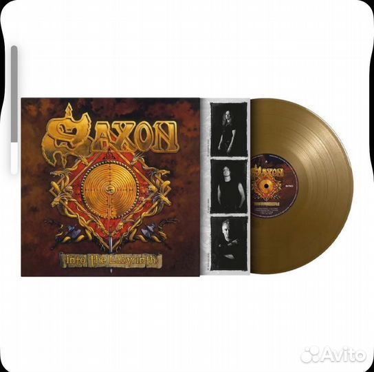 Saxon Into The Labyrinth Gold LP