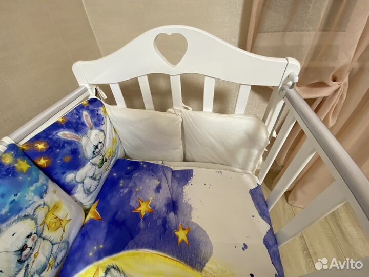 Комплект в детскую кроватку 6 предметов
