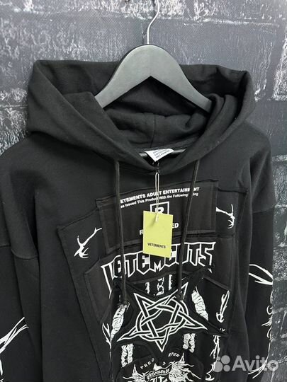 Худи Vetements hardcore patch