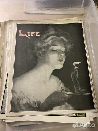 Обложки журнала Life начала XX века