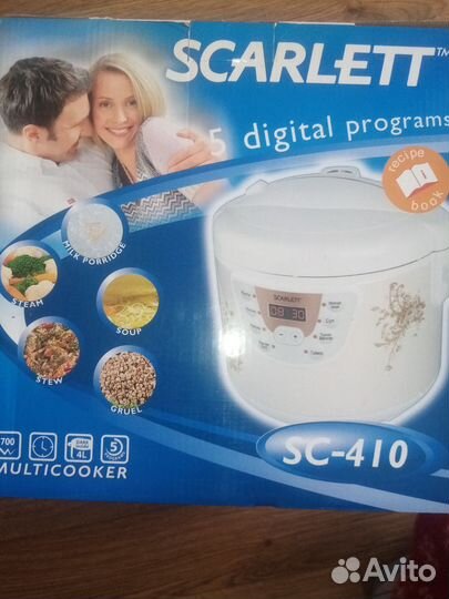 Мультиварка новая scarlett sc-410