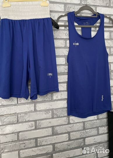 Форма для бокса боксёрская Clinch синяя