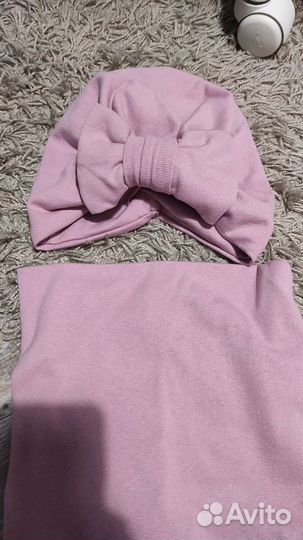 Комплект шапка, шарф