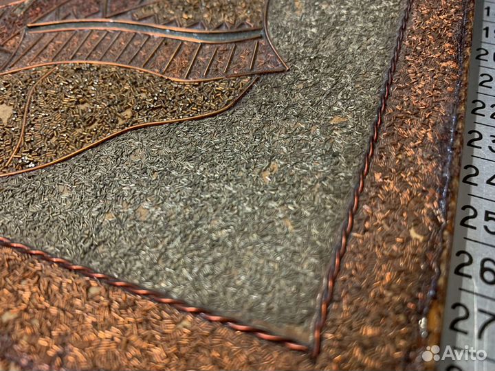 Икона пано редкость (медная стружка)