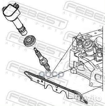 Кольцо уплотнительное свечного колодца HCP002 F