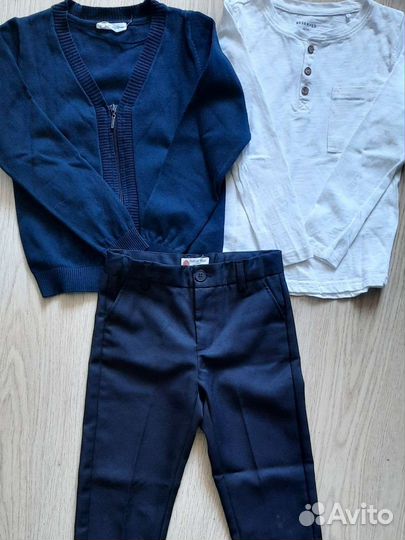 Школьная форма для мальчика Button blue 122