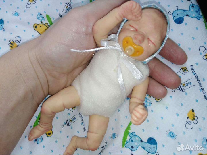 Мини реборны куколки ручной работы