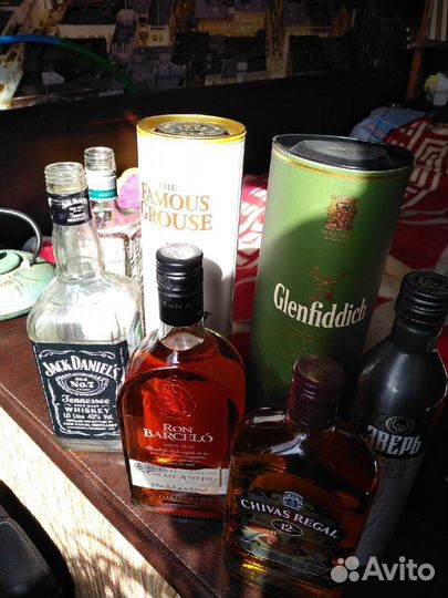 Бутылка от Jack Daniels Джек Дэниэлз пустая