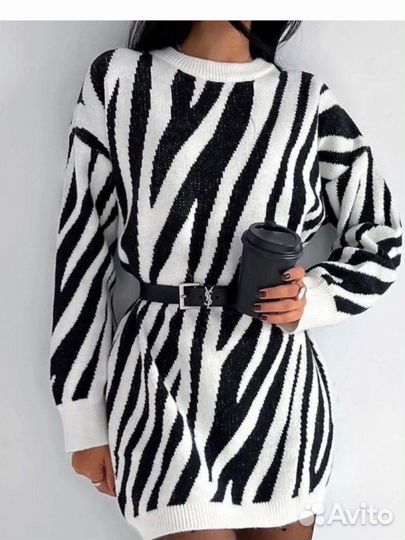 Кофта туника свитер платье