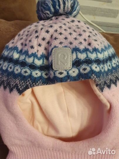 Шапка шлем reima зимняя 50