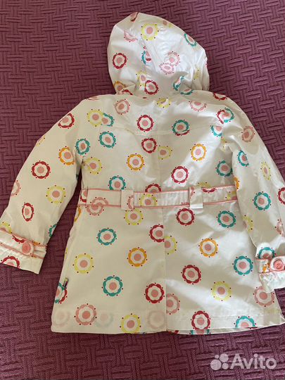 Ветровка дождевик для девочки 116-122