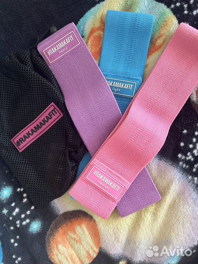 Тканевые резинки для фитнефа rakamakafit