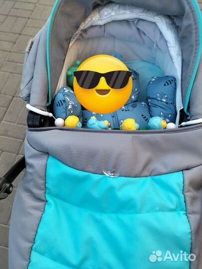 Коляска 2 в 1 adamex enduro