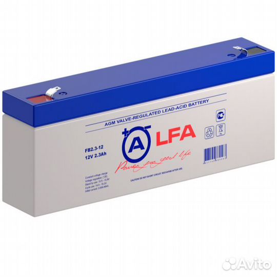 Свинцовокислотный аккумулятор LFA battery FB2.3-12