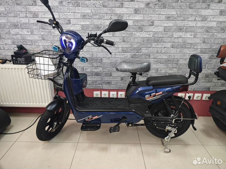 Велосипед скутер с педалями электро 500W