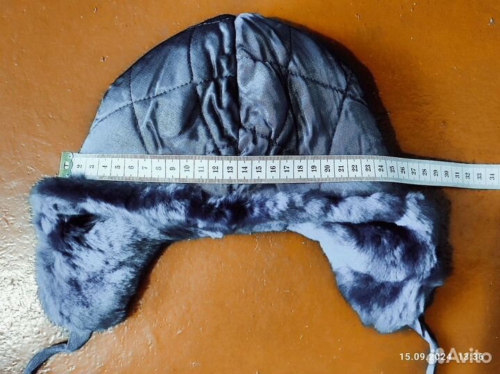 Шапка ушанка детская натуральный мех Литва СССР