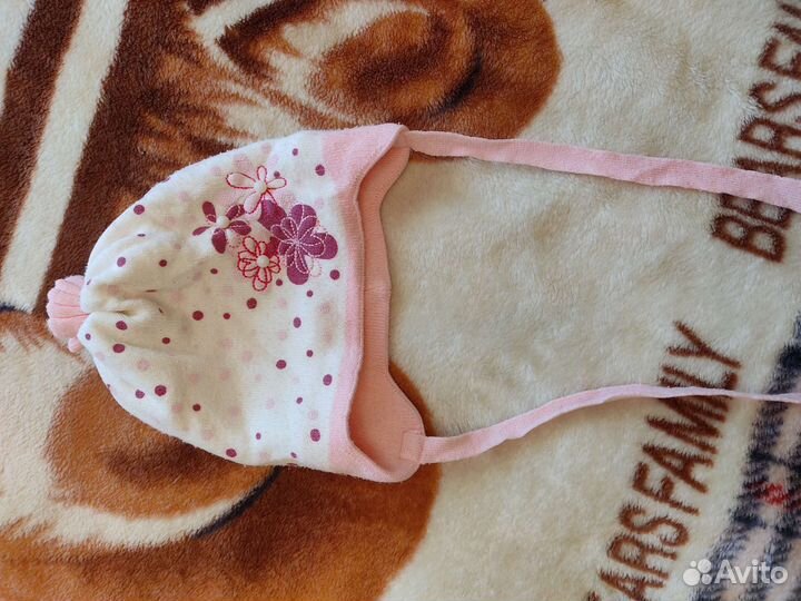 Шапка для девочки демисезонная