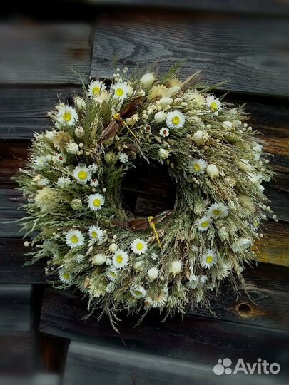 Венок из сухоцветов