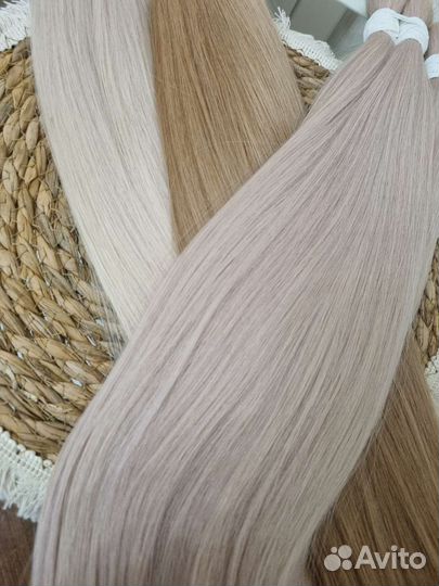 Волосы натуральные срез