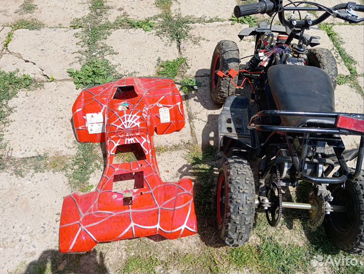 Детский электро квадроцикл бу.на запчасти