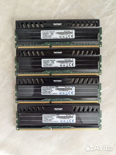 32 Гб 1866 MHZ DDR3 Patriot Viper