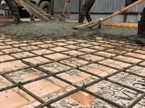 Заливка бетон�а, бетонные работы