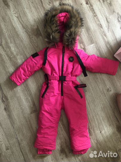 Зимний комбинезон для девочки 98
