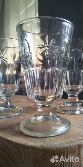 Антикварные лафитные рюмки. Стекло. Царизм