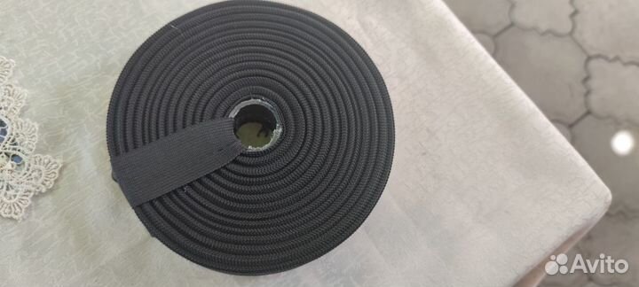 Лента (тесьма) окантовочная чёрная 30, 24,22,18 мм