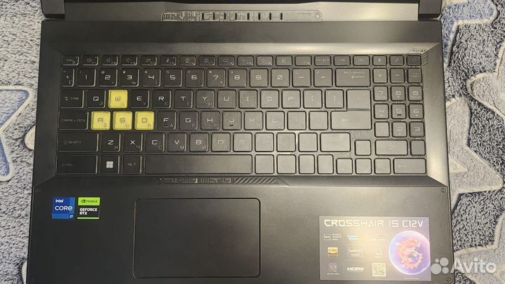 Игровой ноутбук Msi crosshair c12vg-480xru-4070