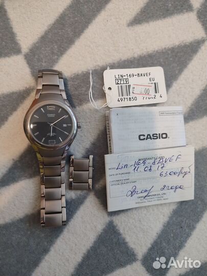 Наручные часы Сasio lin-169 из Титана
