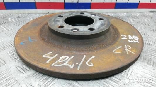Диск тормозной задний peugeot 407 (4BL16LR02)