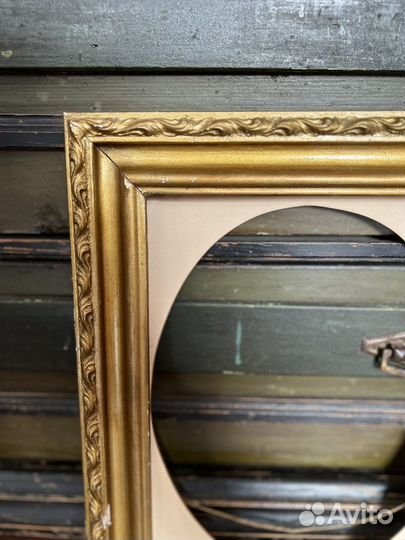 Рама/багет с лепниной для картины. Винтаж