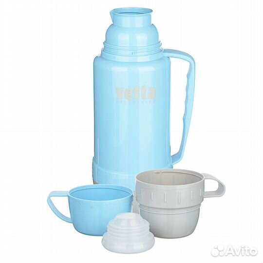 Термос vetta стеклянная колба, 60495