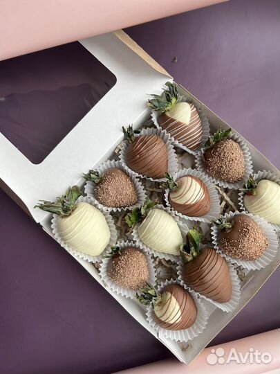 Клубника в бельгийском шоколаде