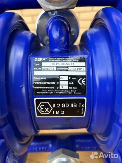 Мембранный пневматический насос depa (Германия)