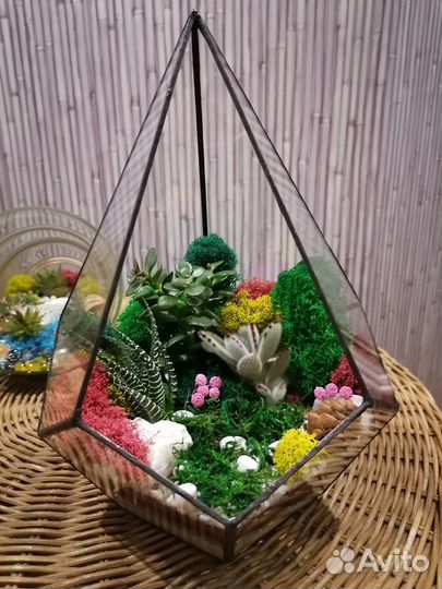 Флорариум капля, подарок с wow эффектом