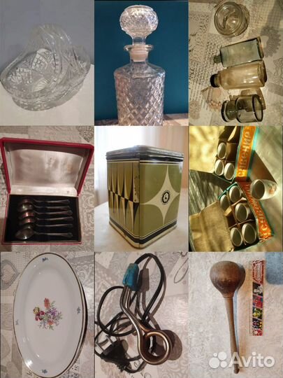 Посуда хрусталь мельхиор фаянс СССР