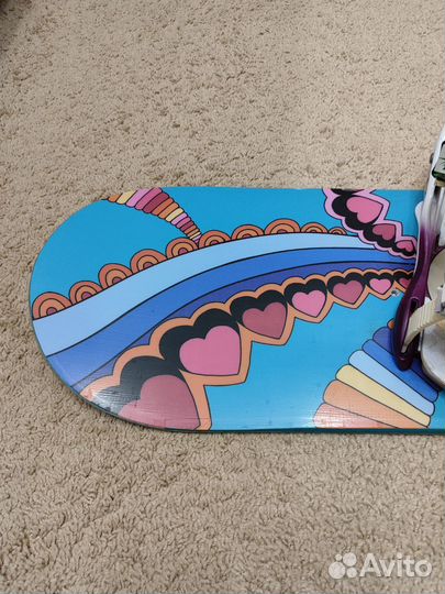 Сноуборд Burton Chicklet125с креплениями изЯпонии