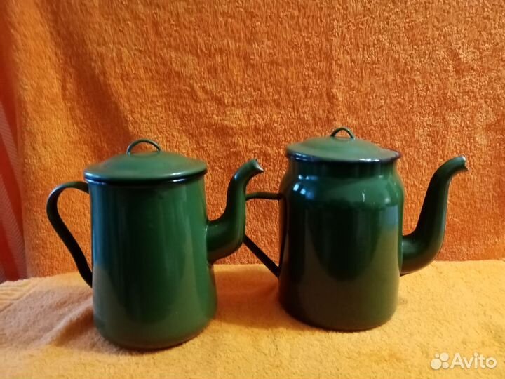 Кофейник эмалированный СССР