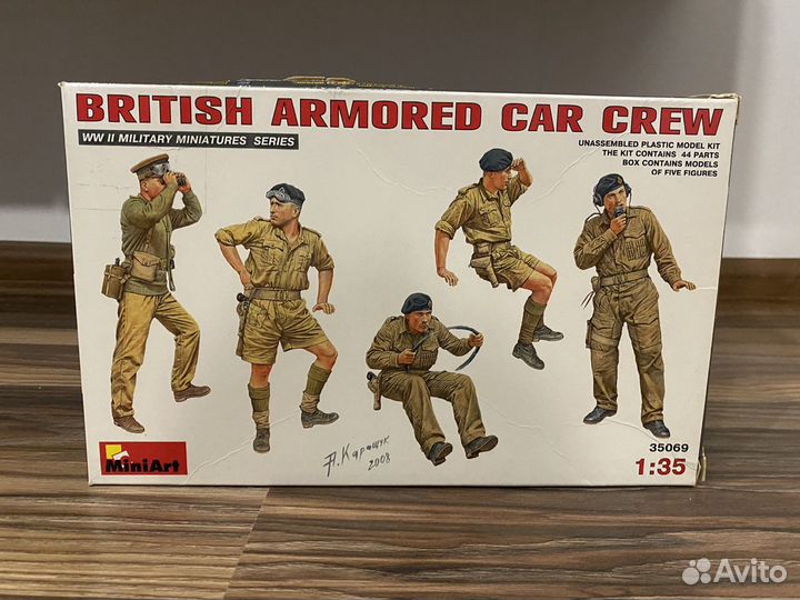 Сборные модели солдаты 1/35