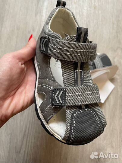 Сандалии Tombi 25 новые серые