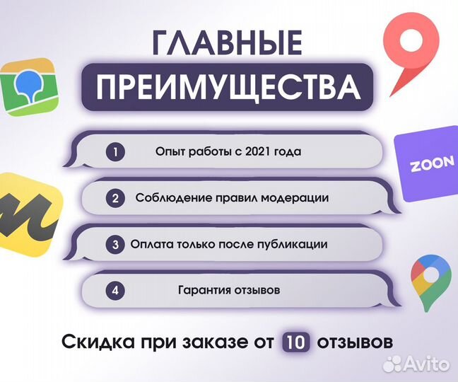 Яндекс карты, Google maps, 2Gis продвижение