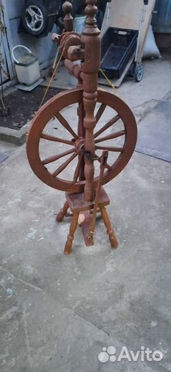 Прялка деревянная старинная
