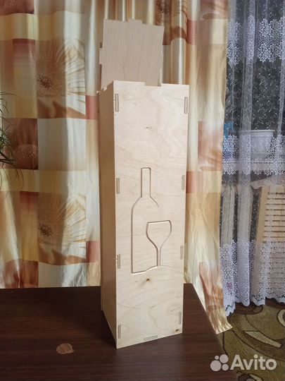 Коробка подарочная деревянная